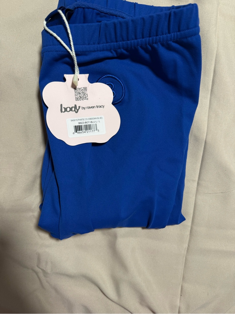 Body by Raven Tracy Women's Royal Blue Active Leggings